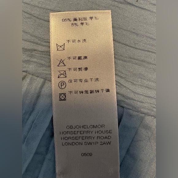 Burberry Merino Wool Reversible Cape Viola Check Horseferry Road London - Picture 11 of 14